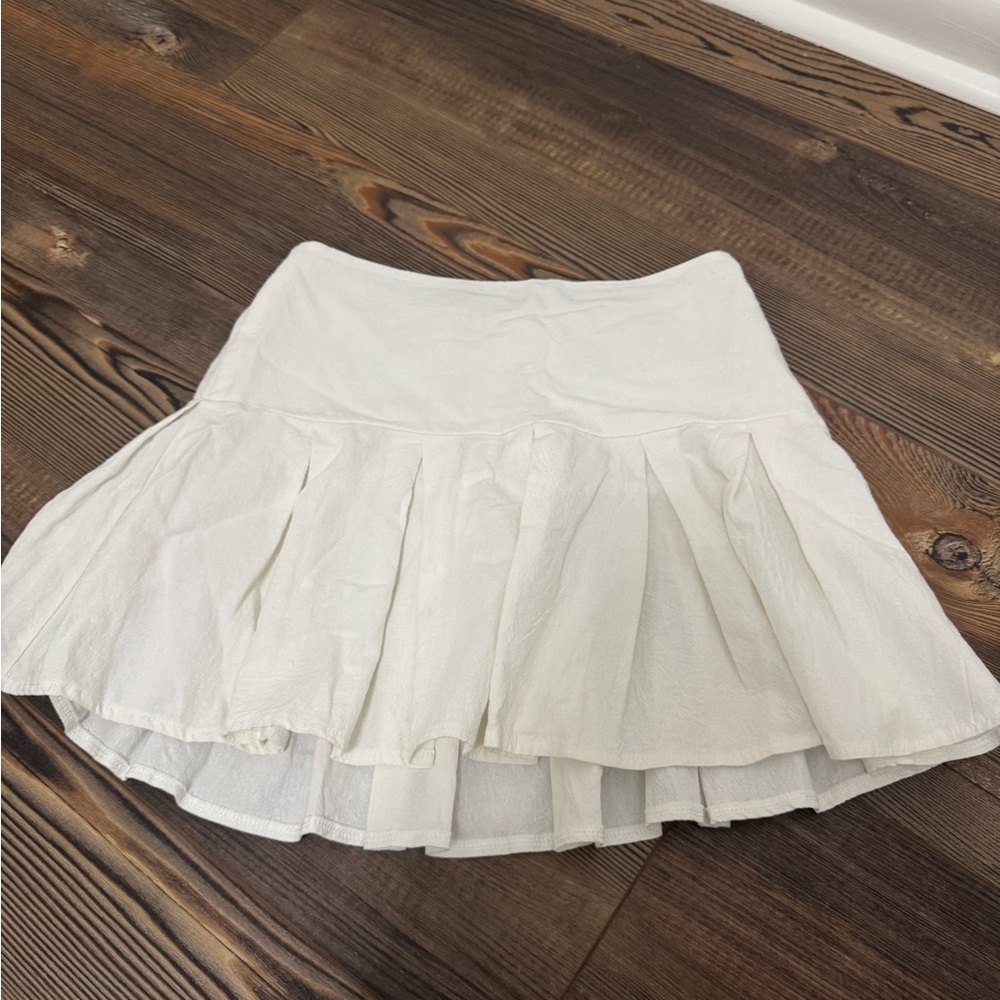 URBAN Romantics Cream Skater Skirt